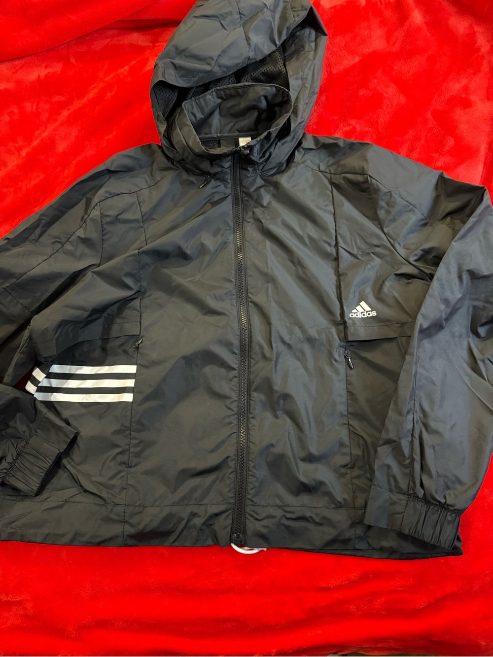 Adidas windbreaker. Good condition, open to offers!